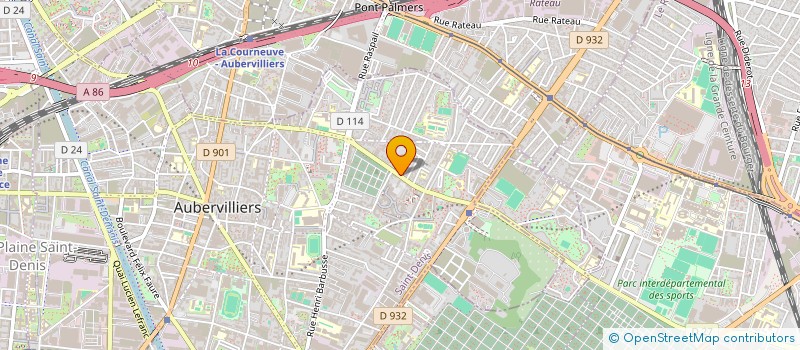 localisation de l'entreprise MONSIEUR ASHUTOUS BARUA  AUBERVILLIERS