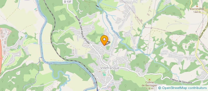 localisation de l'entreprise MONSIEUR ASIER-BENAT ALTUNA  VILLEFRANQUE