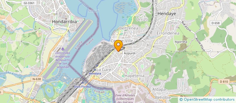 localisation de l'entreprise MONSIEUR ASIER GOROSTIAGA AMUNDARAIN  HENDAYE