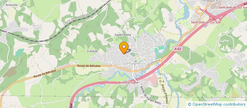 localisation de l'entreprise MONSIEUR ASIER LASA NAVARRO à URRUGNE