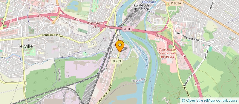 localisation de l'entreprise MONSIEUR ASIF AHMADZAI  THIONVILLE