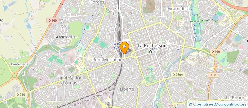 localisation de l'entreprise MONSIEUR ASIF ESSAKHILE  LA ROCHE-SUR-YON