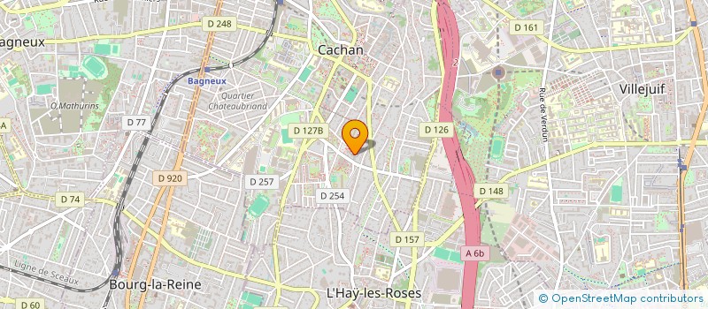 localisation de l'entreprise MONSIEUR ASIF HUSSAIN  CACHAN