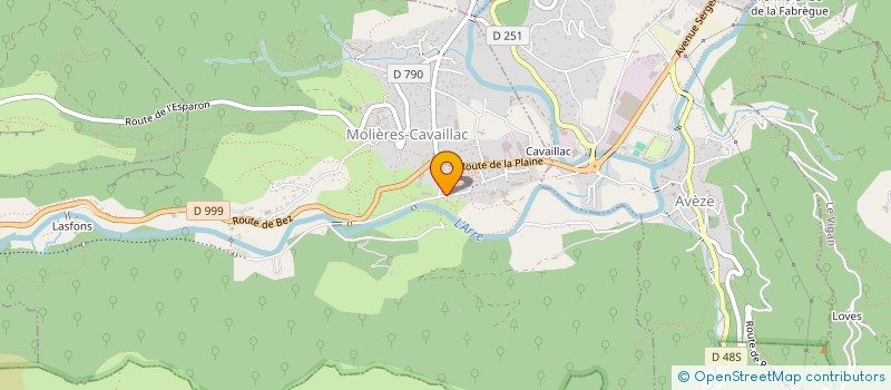 localisation de l'entreprise MONSIEUR ASIF JARBARKHIL  MOLIERES-CAVAILLAC