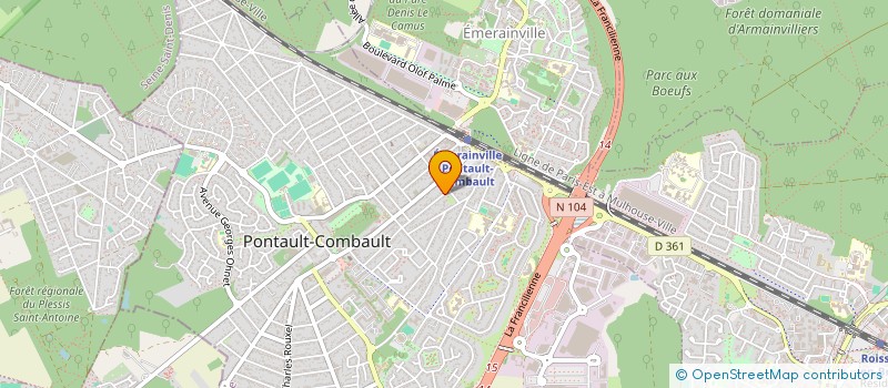 localisation de l'entreprise MONSIEUR ASIF RASHEED  PONTAULT-COMBAULT