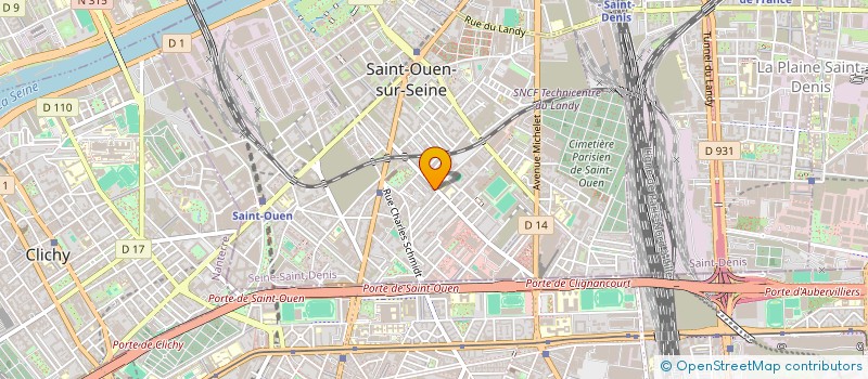 localisation de l'entreprise MONSIEUR ASIF SHAHZAD à SAINT-OUEN-SUR-SEINE
