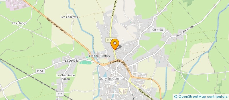 localisation de l'entreprise MONSIEUR ASIM YILDIRIM  SURY-LE-COMTAL