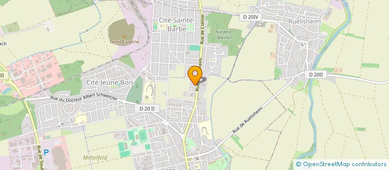 localisation de l'entreprise MONSIEUR ASIS KABAB  WITTENHEIM