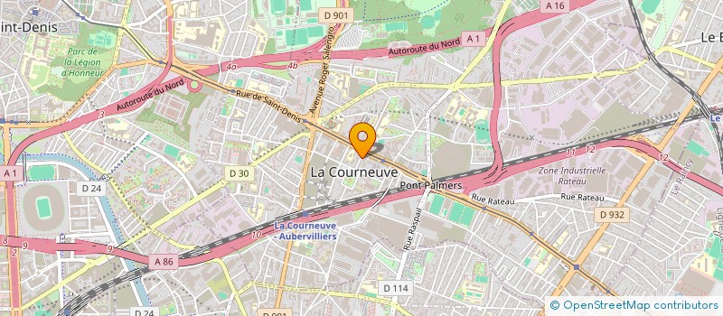 localisation de l'entreprise MONSIEUR ASITH TALUKDER à LA COURNEUVE