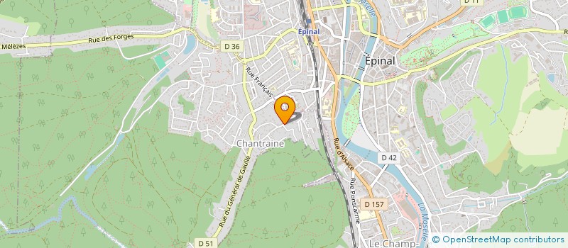 localisation de l'entreprise MONSIEUR ASITONKA GANCARZ  CHANTRAINE