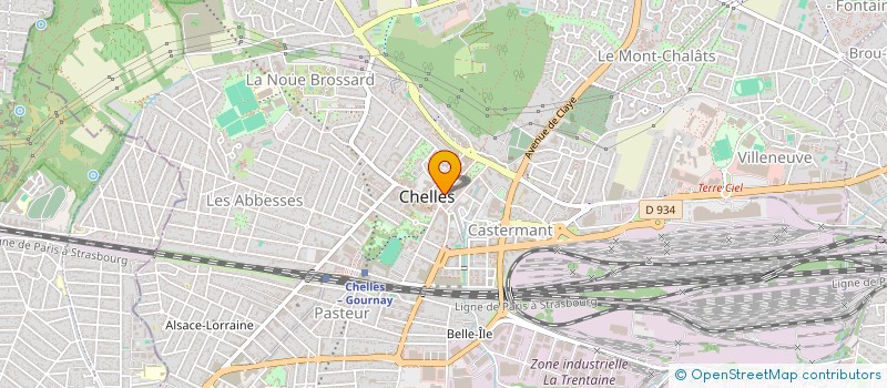 localisation de l'entreprise MONSIEUR ASLAM MOHAMMAD  CHELLES
