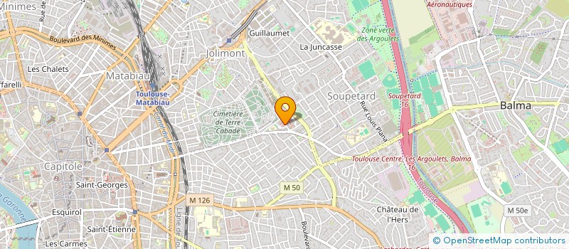 localisation de l'entreprise MONSIEUR ASLAN BENZAQEN  TOULOUSE