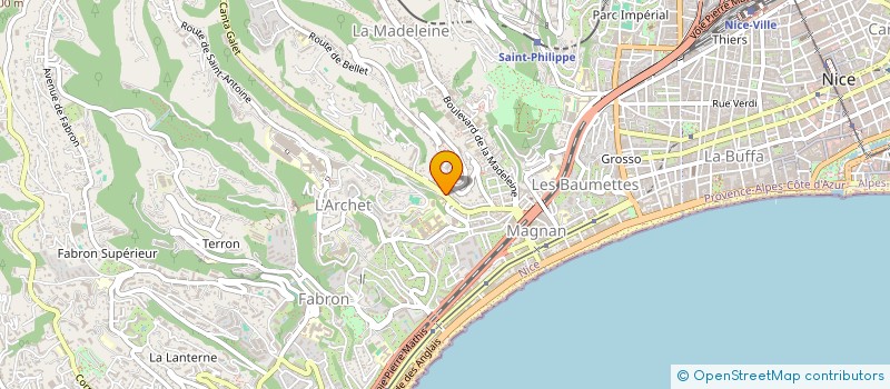 localisation de l'entreprise MONSIEUR ASLAN BIBOULATOV  NICE