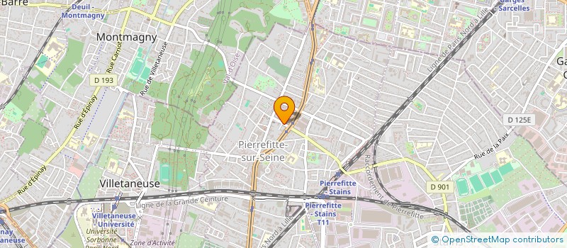localisation de l'entreprise MONSIEUR ASMACK BOSSE  PIERREFITTE-SUR-SEINE