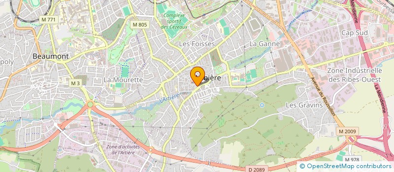 localisation de l'entreprise MONSIEUR ASMANE RABIA  AUBIERE