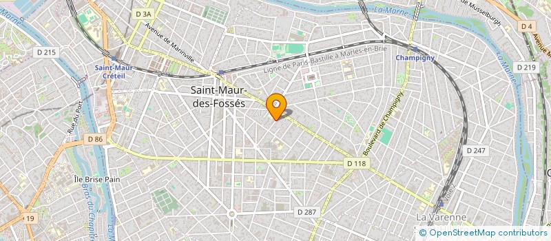 localisation de l'entreprise MONSIEUR ASMATULLAH AMARKHEL  SAINT-MAUR-DES-FOSSES