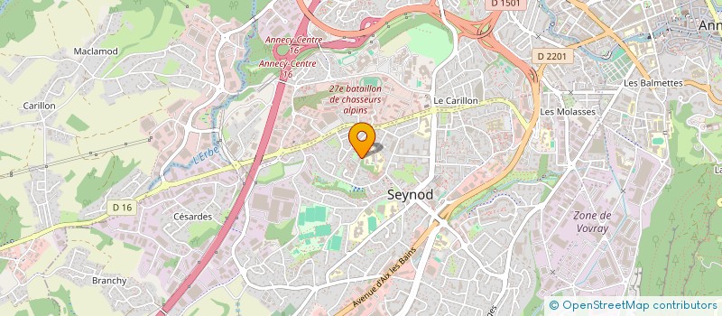 localisation de l'entreprise MONSIEUR ASMIN SALIHOVIC  ANNECY