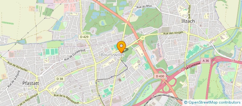 localisation de l'entreprise MONSIEUR ASMIR OMEROVIC  MULHOUSE