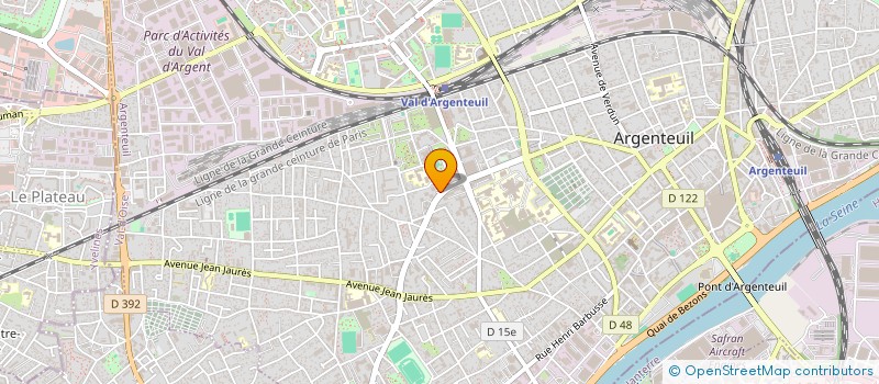 localisation de l'entreprise MONSIEUR ASRAF HOSSEN  ARGENTEUIL