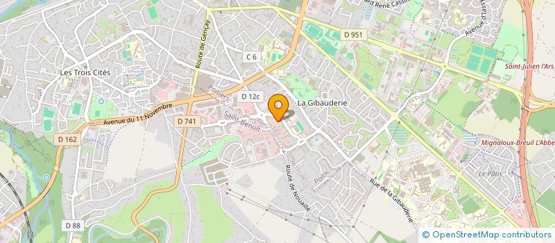 localisation de l'entreprise MONSIEUR ASSAAD ACHKAR  POITIERS