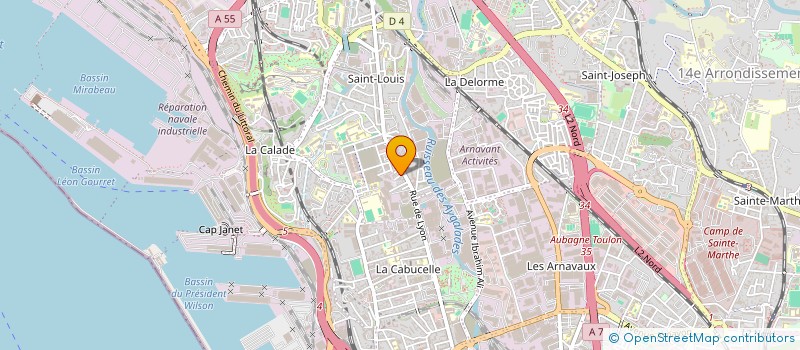localisation de l'entreprise MONSIEUR ASSAANDI HALIDI  MARSEILLE