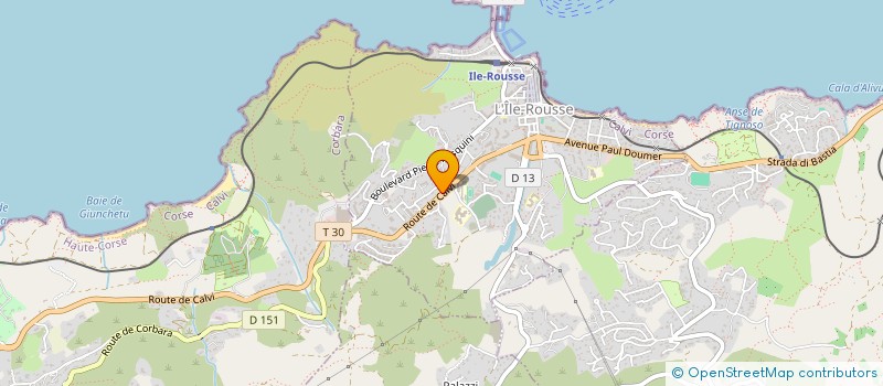 localisation de l'entreprise MONSIEUR ASSABRI ATARI  L'ILE-ROUSSE