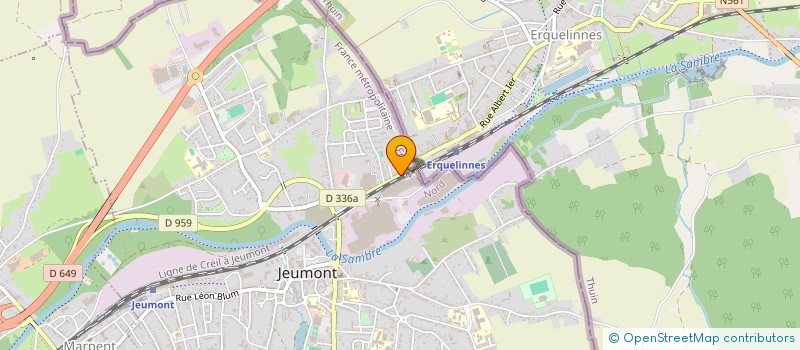 localisation de l'entreprise MONSIEUR ASSAD IJAZ  JEUMONT