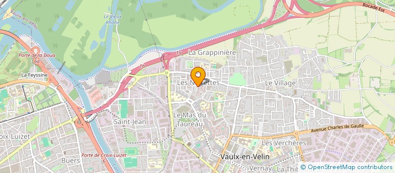 localisation de l'entreprise MONSIEUR ASSAD-LAH MMADI  VAULX-EN-VELIN