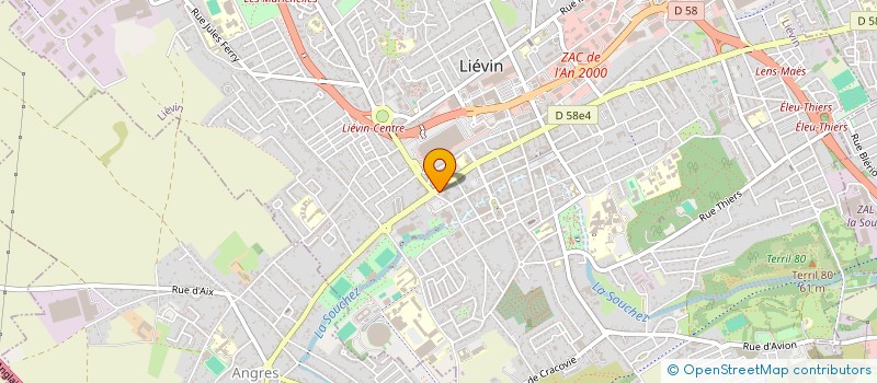 localisation de l'entreprise MONSIEUR ASSADULLAH SADAAT  LIEVIN