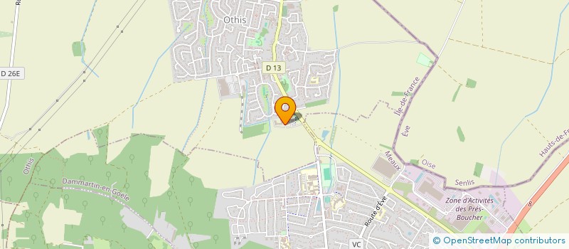 localisation de l'entreprise MONSIEUR ASSANE DIAWARA  OTHIS