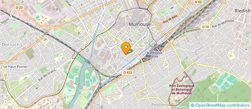 localisation de l'entreprise MONSIEUR ASSANE DIOP  MULHOUSE