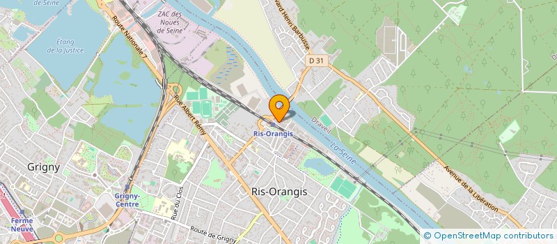 localisation de l'entreprise MONSIEUR ASSANE DRAME  RIS-ORANGIS