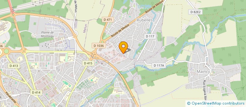 localisation de l'entreprise MONSIEUR ASSANE HABASS OUATTARA  RUBELLES