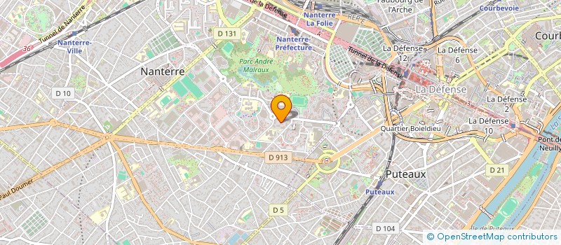 localisation de l'entreprise MONSIEUR ASSANE MBENGUE  NANTERRE