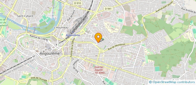 localisation de l'entreprise MONSIEUR ASSANE NIANE à ANGOULEME