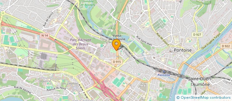 localisation de l'entreprise MONSIEUR ASSANE TANDINE  PONTOISE