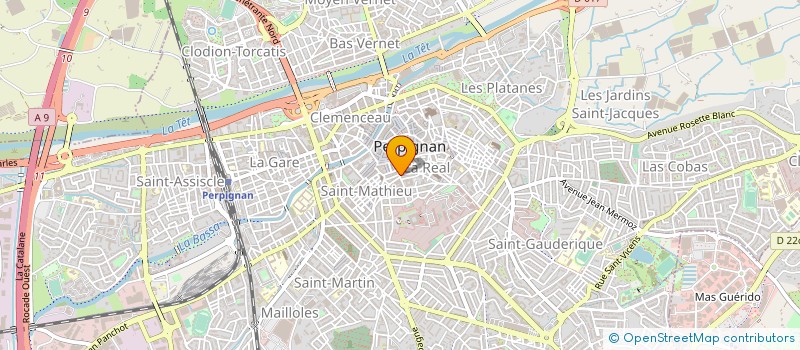 localisation de l'entreprise MONSIEUR ASSANE TOURE  PERPIGNAN