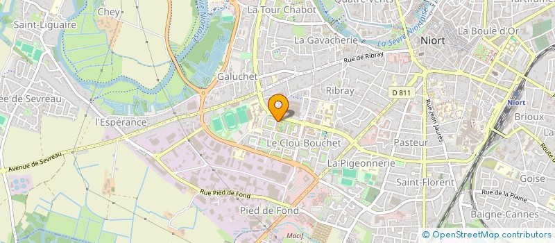 localisation de l'entreprise MONSIEUR ASSANE TRAORE  NIORT