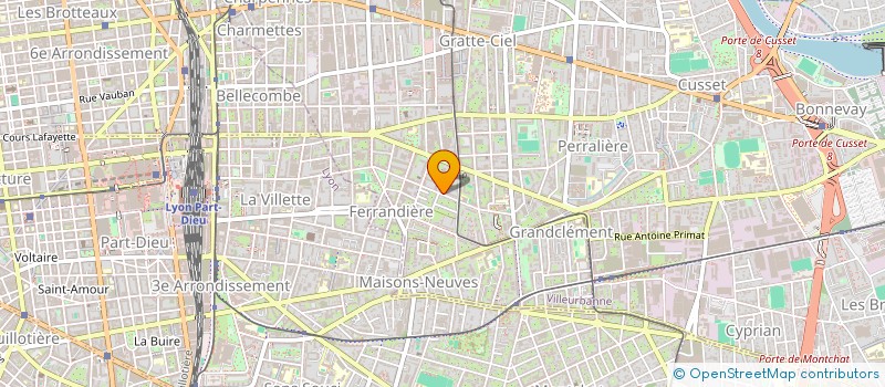 localisation de l'entreprise MONSIEUR ASSANI ABOUDOU  VILLEURBANNE