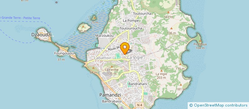 localisation de l'entreprise MONSIEUR ASSANI AHAMADI à DZAOUDZI
