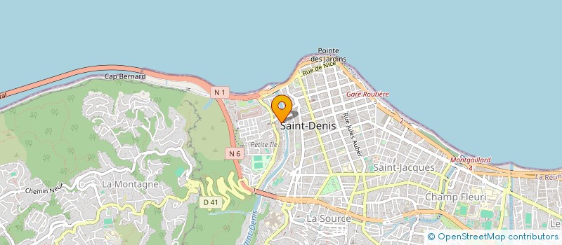 localisation de l'entreprise MONSIEUR ASSANI BOURA à SAINT-DENIS