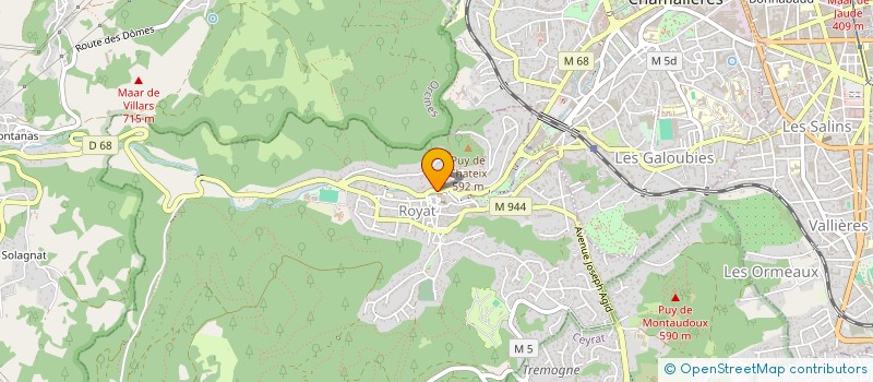 localisation de l'entreprise MONSIEUR ASSANI DAROUSSI  ROYAT