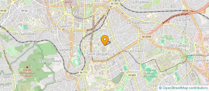 localisation de l'entreprise MONSIEUR ASSEF POUCHANGI  CLERMONT-FERRAND