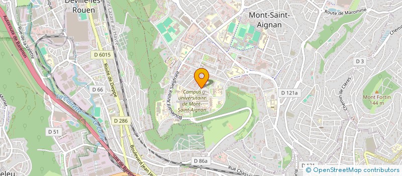 localisation de l'entreprise MONSIEUR ASSEU DOGBO  MONT-SAINT-AIGNAN