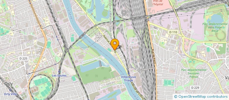 localisation de l'entreprise MONSIEUR ASSIA OUABA à VILLENEUVE-SAINT-GEORGES