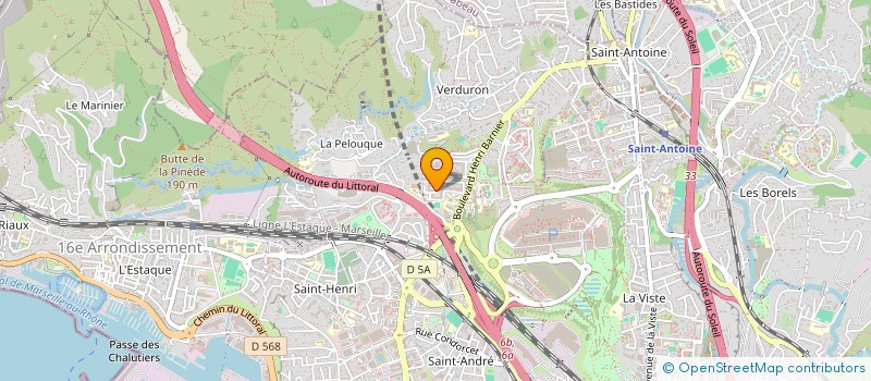 localisation de l'entreprise MONSIEUR ASSIL ARGOUBI à MARSEILLE 15EME