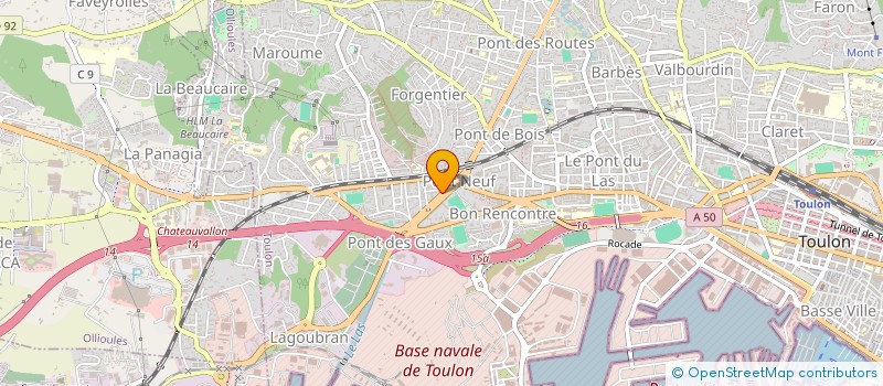 localisation de l'entreprise MONSIEUR ASSIL BELAID  TOULON