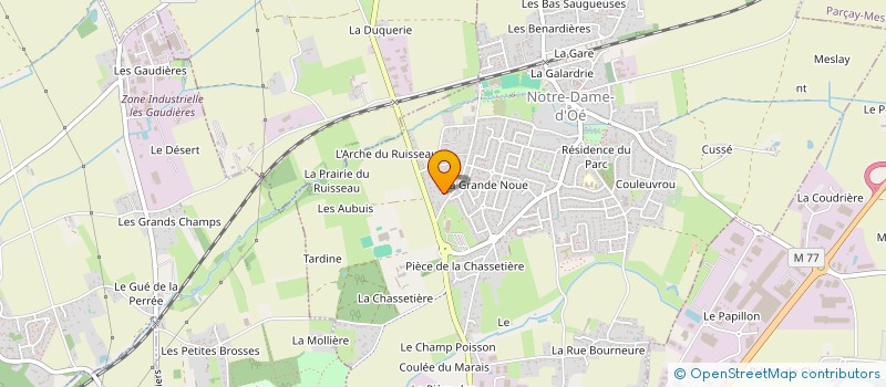 localisation de l'entreprise MONSIEUR ASSIL GHARBI  NOTRE-DAME-D'OE