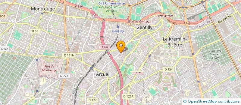 localisation de l'entreprise MONSIEUR ASSIL GHRIMIL  GENTILLY