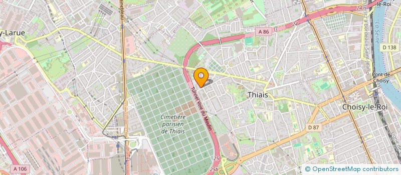 localisation de l'entreprise MONSIEUR ASSIL YOUSSEF  THIAIS